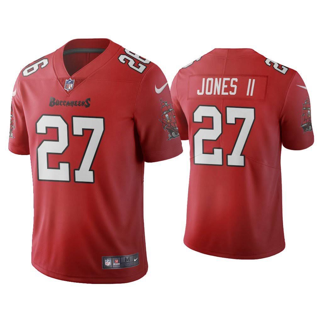 Men Tampa Bay Buccaneers #27 Ronald Jones II Nike Red Vapor Limited NFL Jersey->tampa bay buccaneers->NFL Jersey